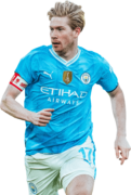 Kevin De Bruyne football render