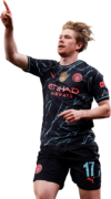 Kevin De Bruyne football render