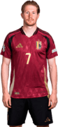 Kevin De Bruyne football render