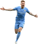 Kevin De Bruyne football render