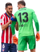 Koke & Jan Oblak football render