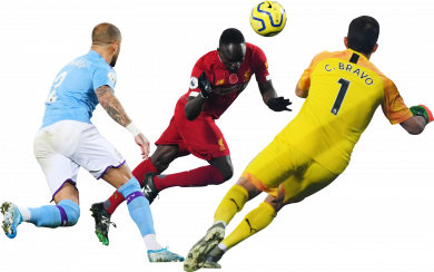 Kyle Walker, Sadio Mane, & Claudio Bravo