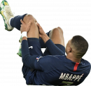 Kylian Mbappé football render