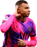 Kylian Mbappé football render