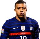 Kylian Mbappé football render