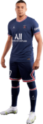 Kylian Mbappé football render