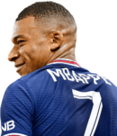 Kylian Mbappé football render