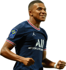 Kylian Mbappé football render