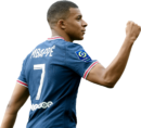 Kylian Mbappé football render