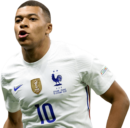 Kylian Mbappé football render