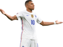 Kylian Mbappé football render