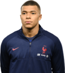 Kylian Mbappé football render