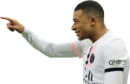 Kylian Mbappé football render