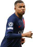 Kylian Mbappé football render