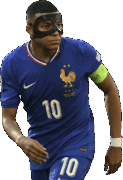 Kylian Mbappé football render