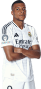 Kylian Mbappé football render
