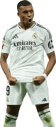 Kylian Mbappé football render