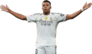 Kylian Mbappé football render