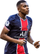 Kylian Mbappé football render