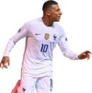 Kylian Mbappé football render