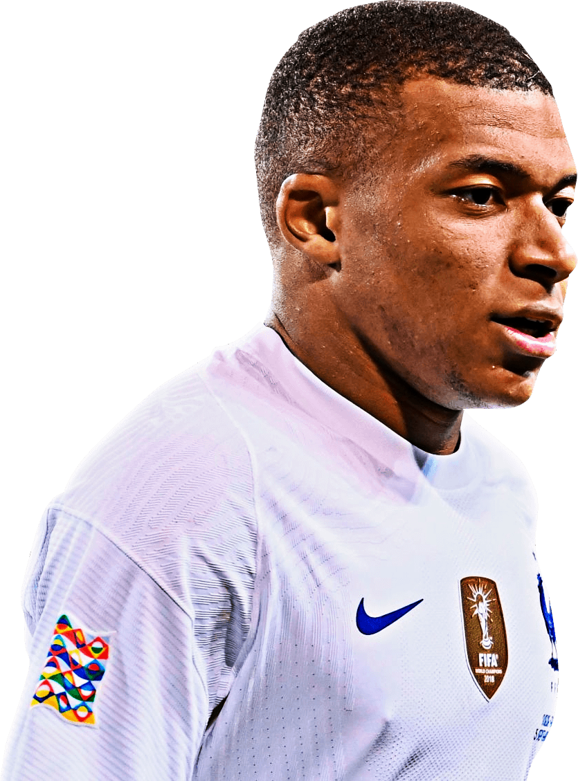 Kylian Mbappé football render - 71362 - FootyRenders