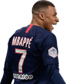 Kylian Mbappé football render