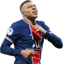 Kylian Mbappé football render