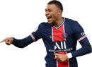 Kylian Mbappé football render