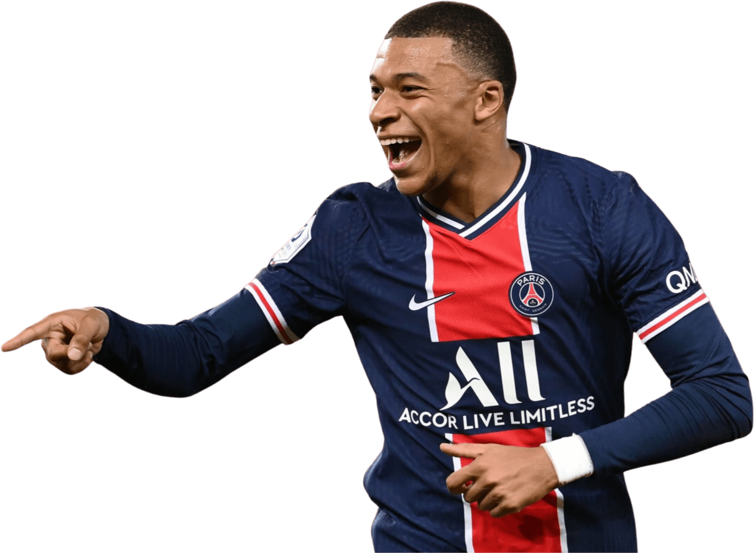 Kylian Mbappé football render - 72595 - FootyRenders