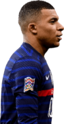 Kylian Mbappé football render