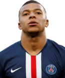 Kylian Mbappé football render