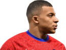 Kylian Mbappé football render