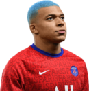 Kylian Mbappé football render