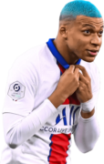 Kylian Mbappé football render