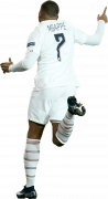 Kylian Mbappé football render