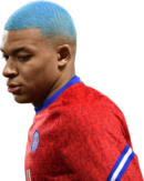 Kylian Mbappé football render