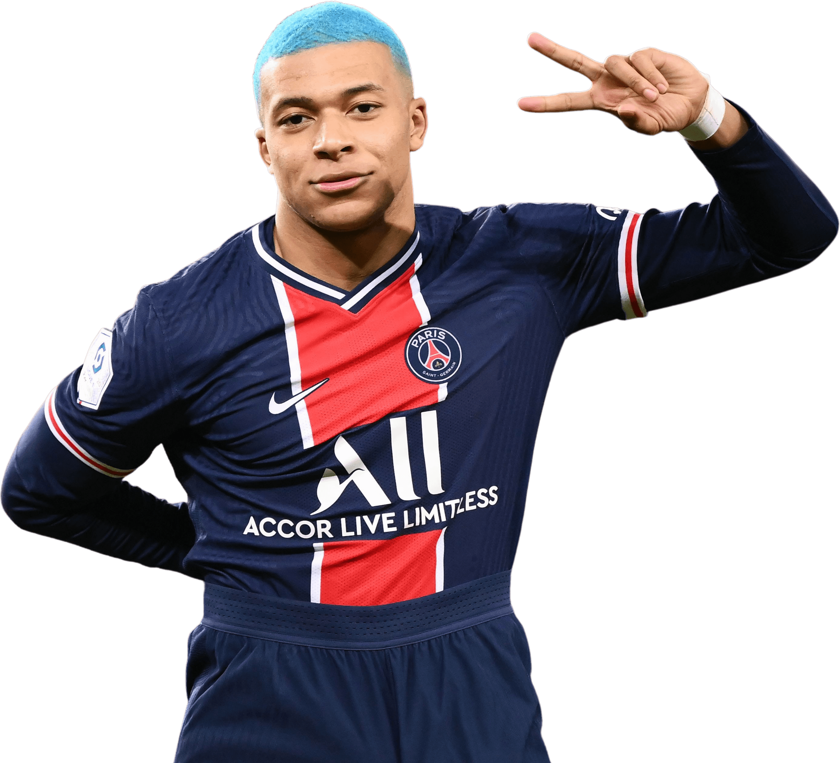 Kylian Mbappé Paris Saint Germain Football Render Footyrenders