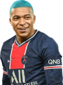 Kylian Mbappé football render