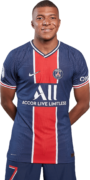 Kylian Mbappé football render