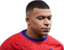 Kylian Mbappé football render