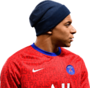 Kylian Mbappé football render