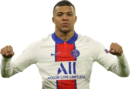 Kylian Mbappé football render