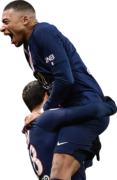 Kylian Mbappé & Mauro Icardi football render