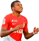 Kylian Mbappé football render