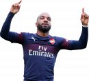 Alexandre Lacazette football render