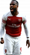 Alexandre Lacazette football render