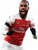 Alexandre Lacazette football render