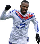 Alexandre Lacazette football render