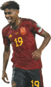 Lamine Yamal football render