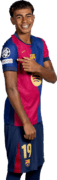 Lamine Yamal football render